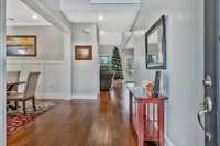 Spacious entryway with beautiful view into this immaculate home!