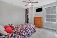 Bedroom 5.  Great guest room, Nursery or Teen room. Could also be used for Exercise Room. There is plenty of room for a large treadmill.