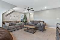 Loft Area for lounging.