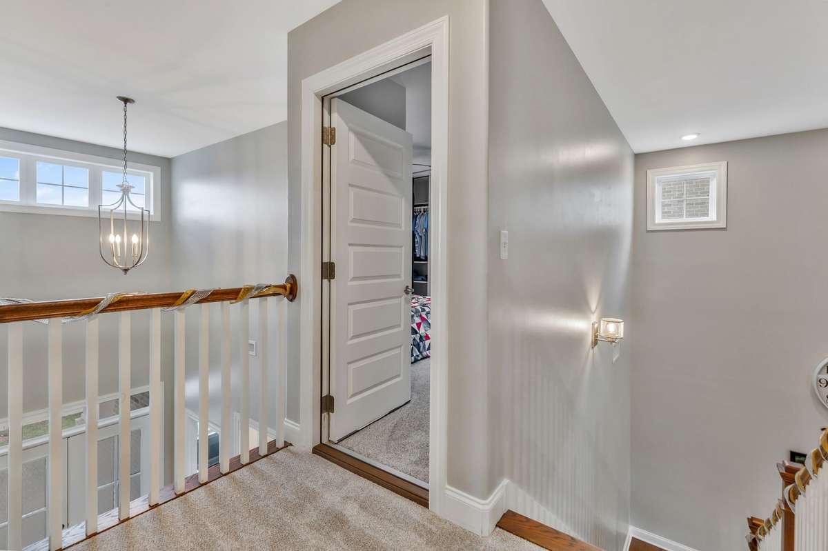 Natural light pours through windows to the 2nd floor.