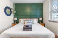 Master bedroom with double closets, ensuite bathroom with walk-in shower