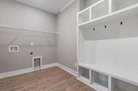 Built-In Mudroom & Laundry Room (Main Level)