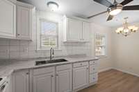 Fabulous oversized stainless farm sink!