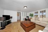 Living room, front window