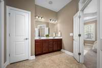 Another look at the primary bathroom.