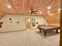 Bonus / game room area on second level. Overlooks great room.