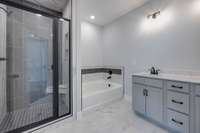 This is not a photo of the actual listing, but is another build of the same plan.