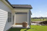 *Different Community / Not the same yard* The rear patio offers a perfect backdrop to Music City's evening stars.