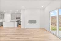 This is a photo of one of our model homes. Please know that some of the exterior and interior finishes, paint, and features may vary.