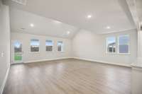 With room for a full-sized table and plenty of seating, this spacious dining area is perfect for hosting loved ones—whether for celebrations or everyday meals.