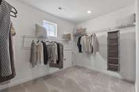 Owner's Walk in Closet
(furnished model home photo)
