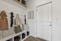 Garage Entry
(furnished model home photo)