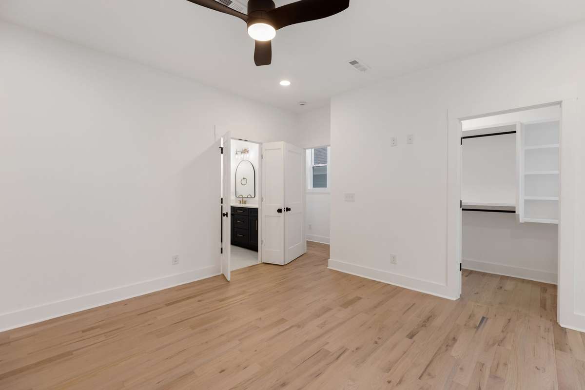 Primary bedroom on second floor