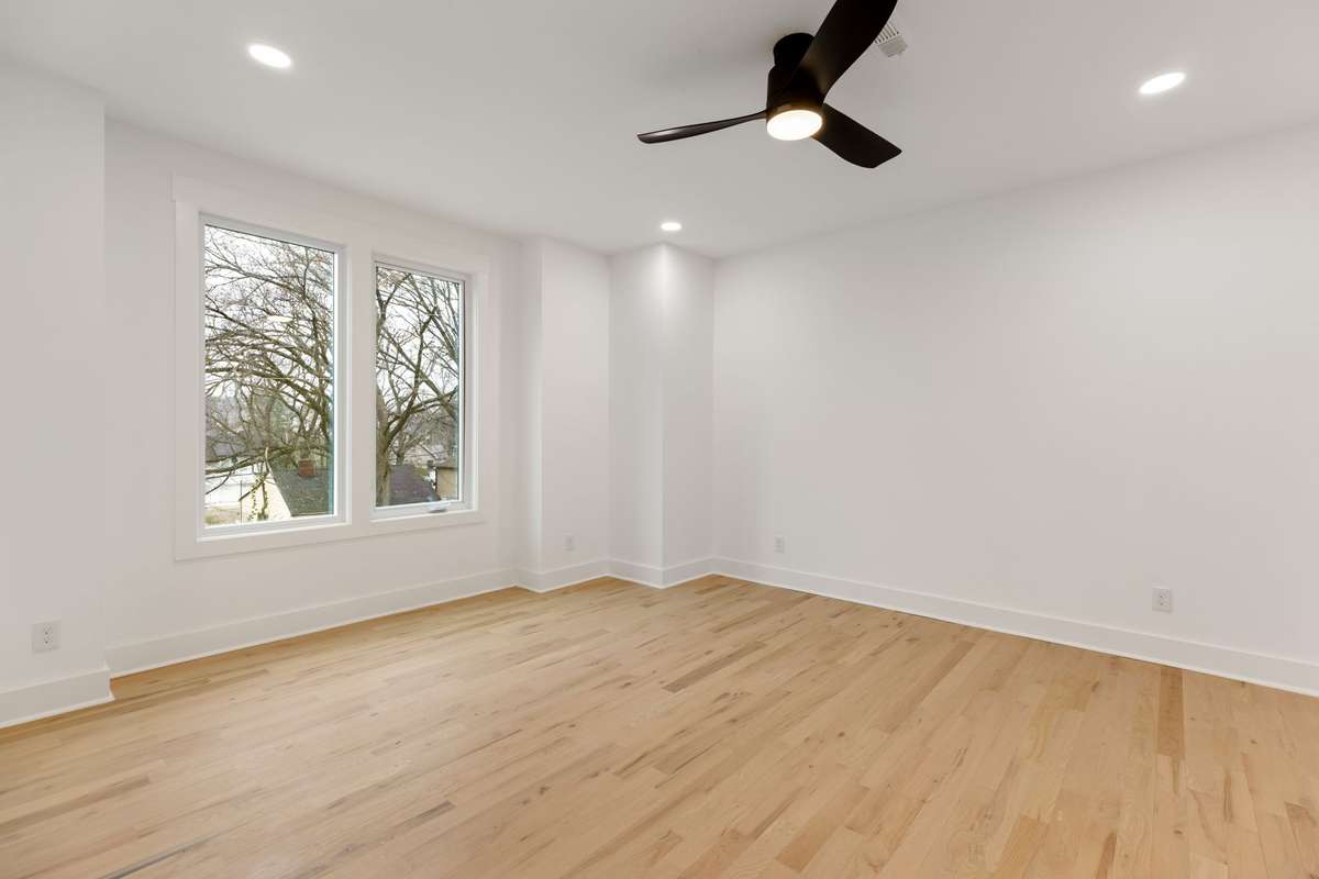 Primary bedroom on second floor