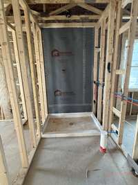 ***Photo taken on 12/13/25 to show the current status of construction***

Bath #4 (On 1st Floor)