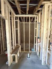 ***Photo taken on 12/13/25 to show the current status of construction***

Primary Bath - Shower With Bench