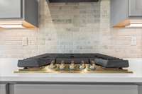 5 burner gas cooktop