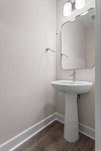 Powder half bath main floor