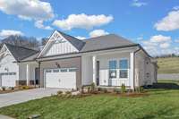 The Corsiar one level plan is an END unit with more privacy and side yard.