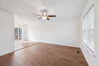 Living room into the nook