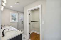 Nice walk in closet.