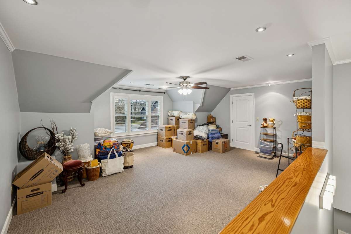4th bedroom could be a third living area or an office!