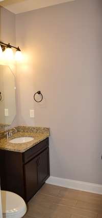 Half bathroom downstairs