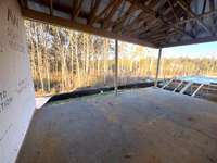 Actual covered patio under construction.