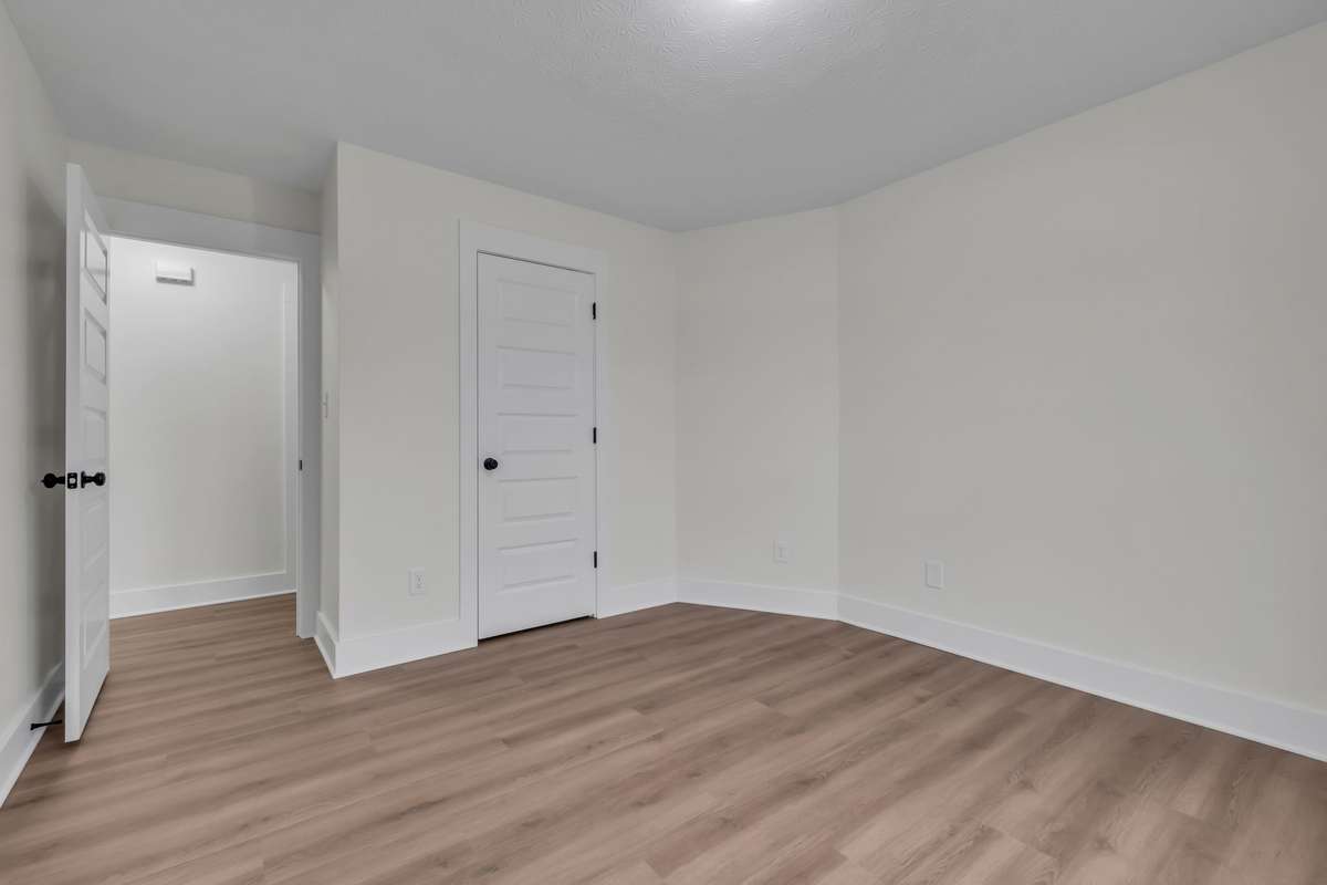 Small walk-in closet.