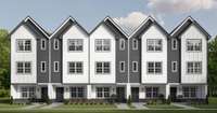 Artist renderings of the Charlotte townhomes. Picture perfect in real life too!!