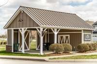 Another design element in the community is the Farm Stand.