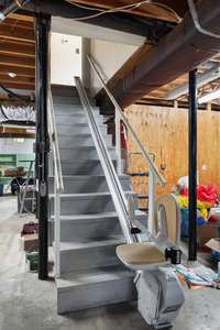 Stair lift installed  (can be removed if buyer does not want it)