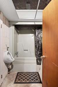 Basement Bath for cleaning up before going upstairs