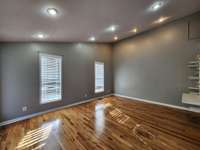 Beautiful and Durable Hardwood Floors are in the Bedrooms.