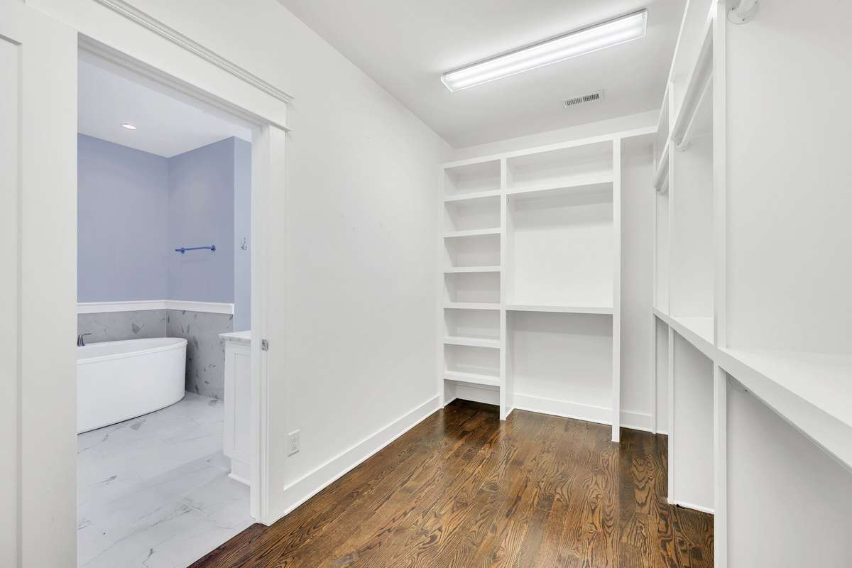 Great walk-in closet for suite