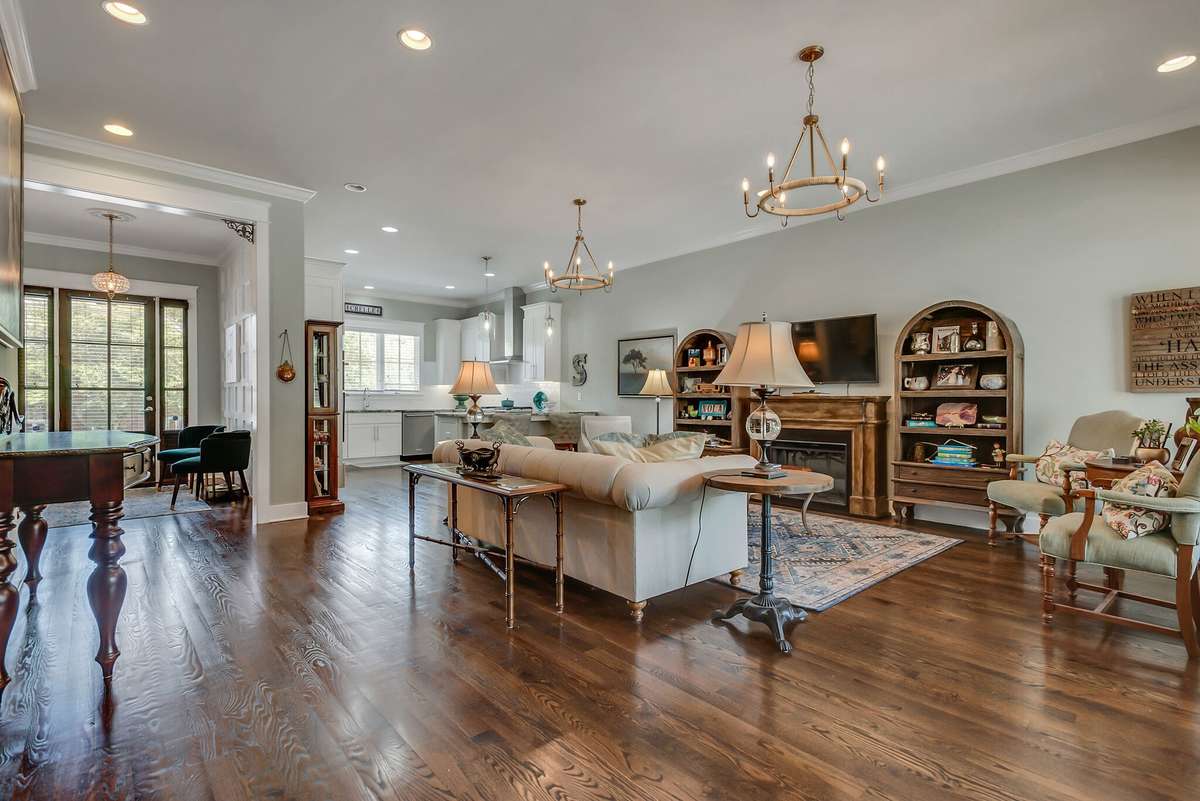 Rooms are very large to accomodate furniture any way you would like