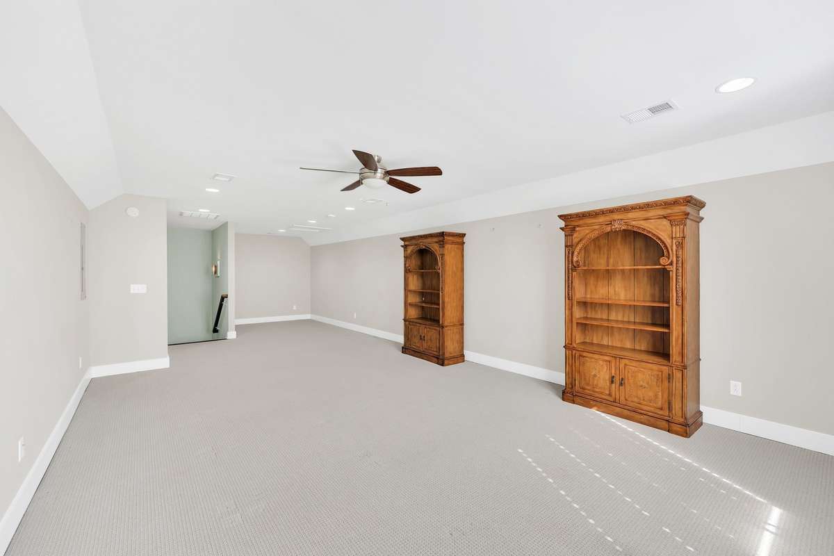 Third floor bonus/theater room
