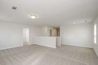 HUGE bonus room upstairs with large walk-in storage closet.  **All photos are of a previously constructed Covington floorplan.**