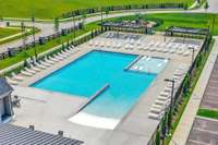 Amazing community pool, outdoor showers, farmers pavilion, state of the art fitness center, and playground. Open now!!