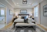 Primary Suite. Photos are of model home.