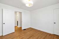 One of the 2 downstairs bedrooms