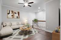 Loft/Bonus area on the second floor