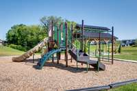 Community Playgrounds spread out within the community