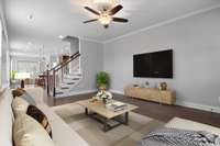 Wonderful open concept, fresh new paint throughout