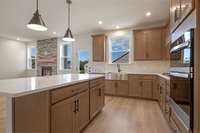 Wall Oven/Microwave with Wood Hood!