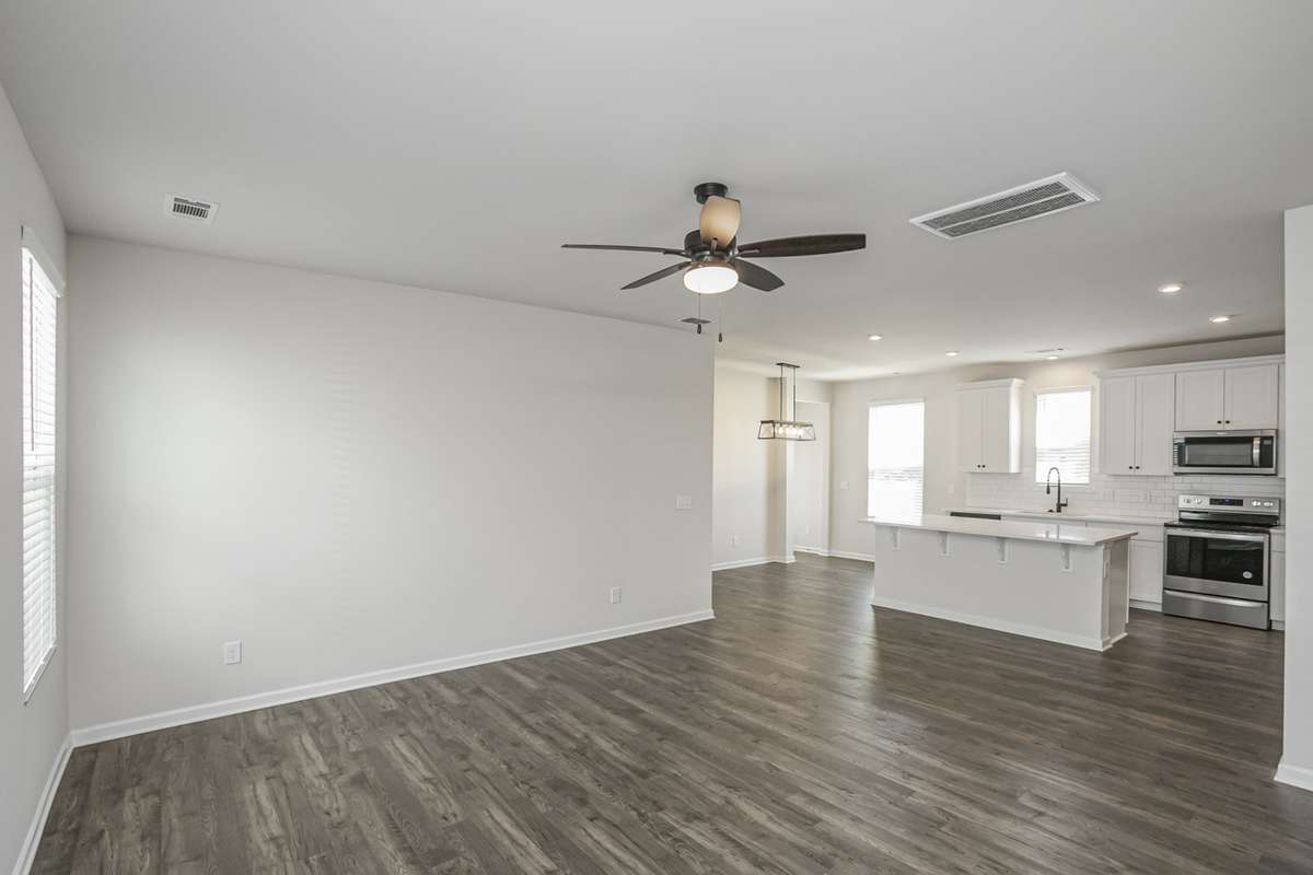 Open floorplan with dedicated dining space! **All photos are of a previously constructed Covington floorplan.**