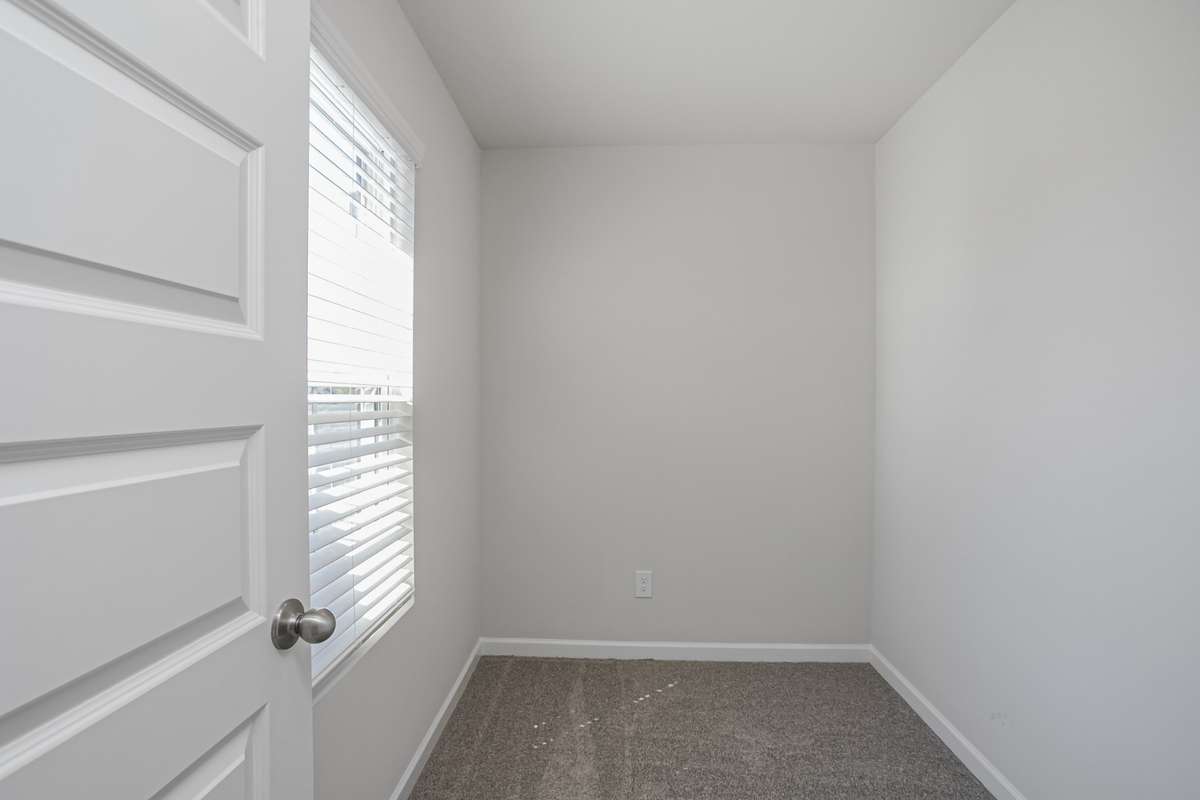 Large walk-in storage closet off of the bonus room upstairs. **All photos are of a previously constructed Covington floorplan.**