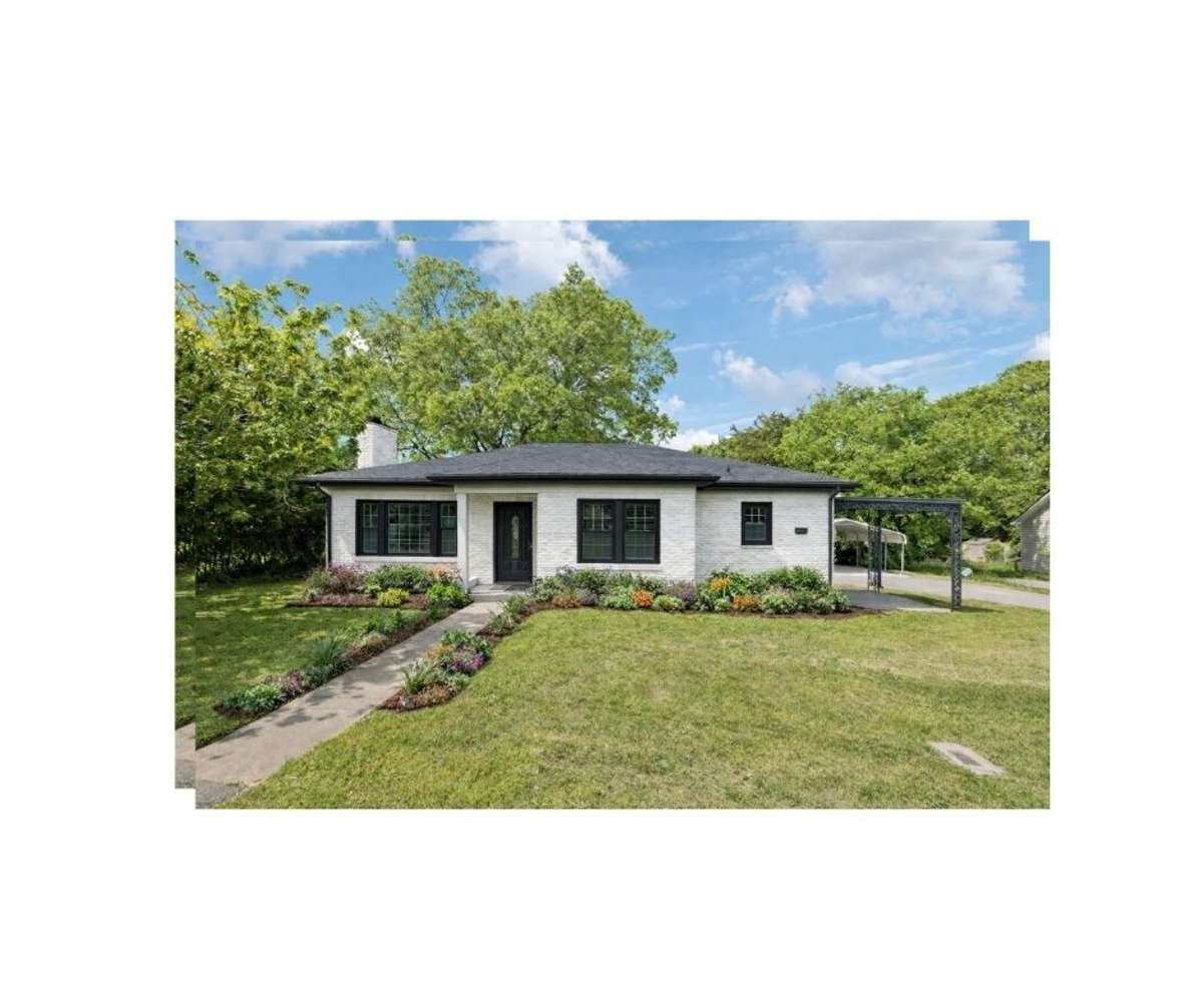 Staged Photo of home with painted exterior