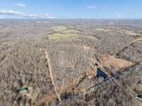 Aerial view of the property.