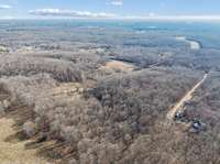 Aerial view of the property.